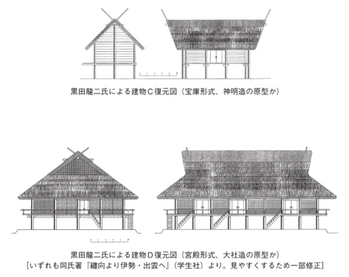 黒田リュウジ氏による建物C復元図